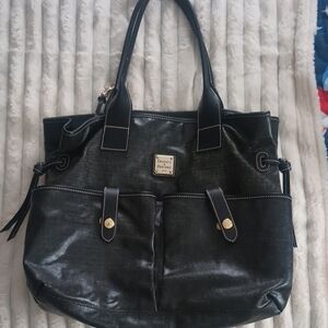 Dooney & Bourke Black Grainy Bag